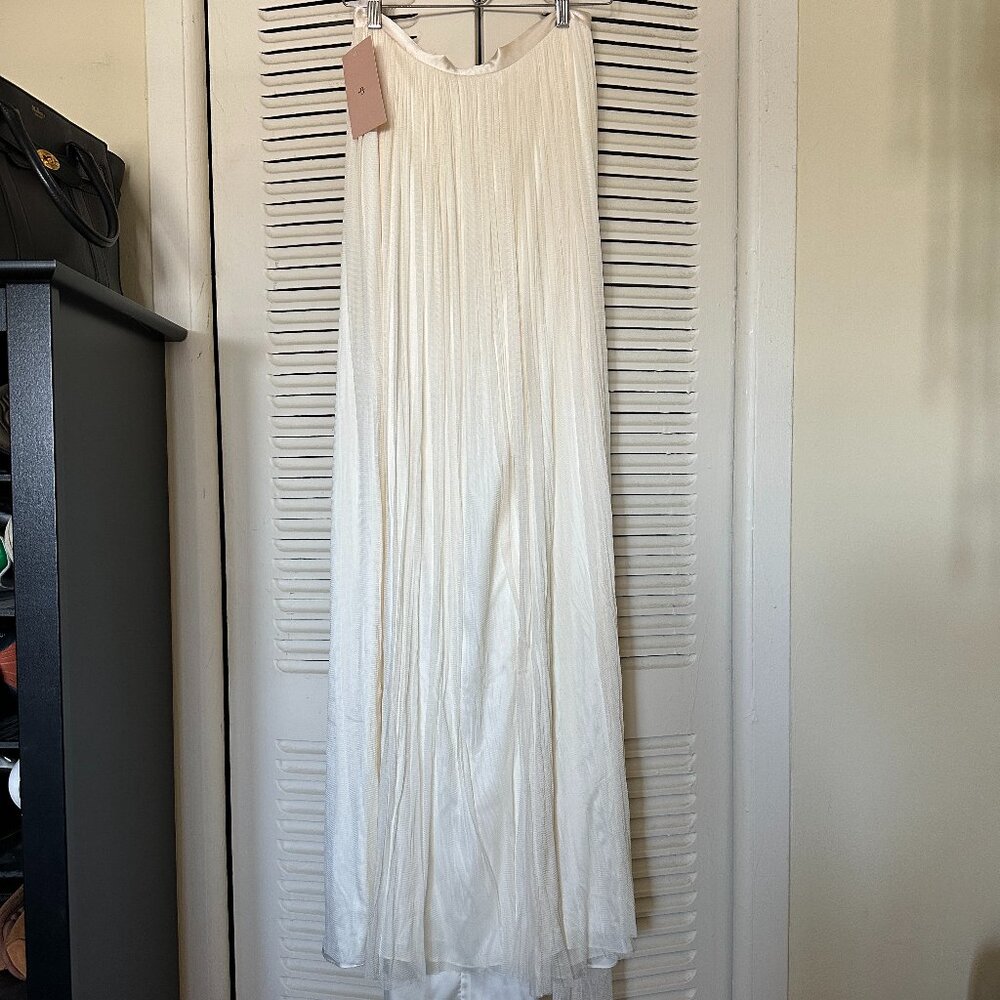 NWT Catherine Deane Anika Skirt, size 6, Ivory Bridal Skirt